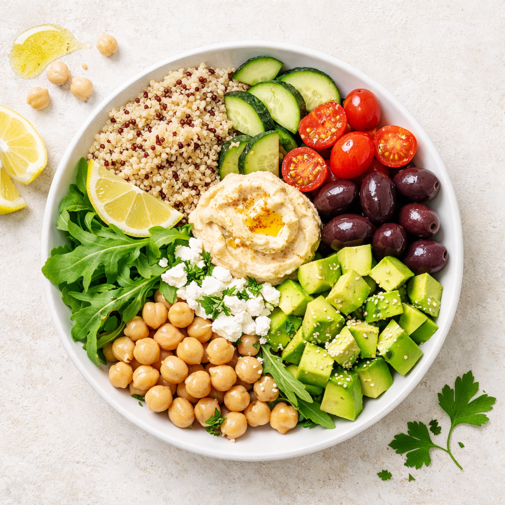 Balanced plate for blood sugar support